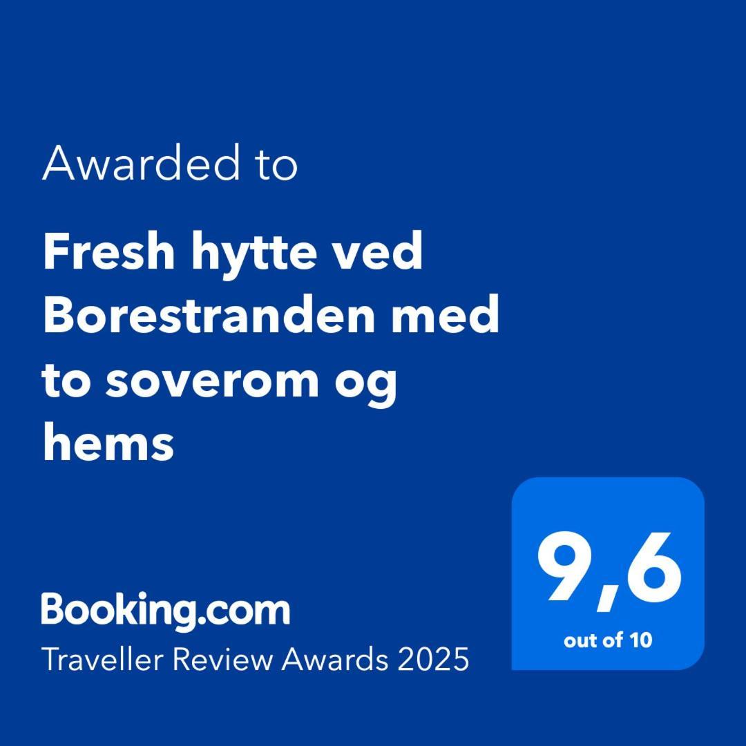 Fresh Hytte Ved Borestranden Med To Soverom Og Hems Klepp Zewnętrze zdjęcie